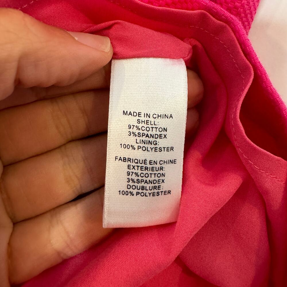 CECE by Cynthia Steffe Bright Pink Bow Shift Dress | 6 - Picture 9 of 10